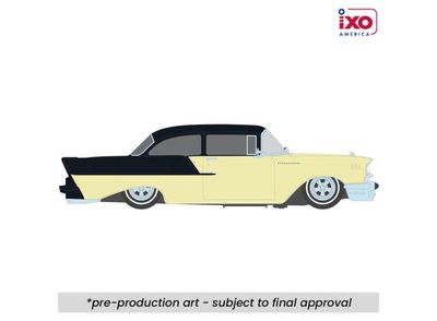 1:64 Ixo USA - 1957 Chevrolet One-Fifty Lowered, colonial cream/onyx black