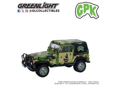1:64 Greenlight - 1991 Jeep YJ, Duck Cal *Garbage Pail Kids Series 8*