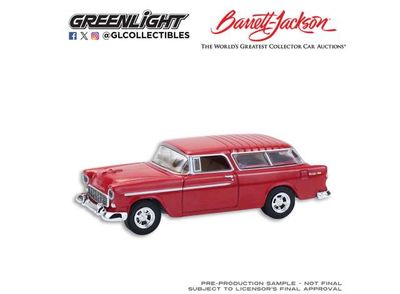 1:64 Greenlight - 1955 Chevrolet Nomad Custom Wagon (Palm Beach 2022) *Barrett Jackson Series 16*
