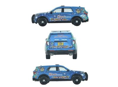 1:64 Greenlight - 2022 Ford Police Interceptor Utility Miami Police Department Hispanic Heritage Month Tribute *Hot Pursuit * 1:64 Greenlight - 2022 Ford Police Interceptor Utility Miami Police Department Hispanic Heritage Month Tribute *Hot Pursuit *