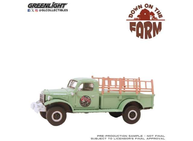 1:64 Greenlight - 1946 Dodge Power Wagon –Strawberry Farm *Down on the Farm Series 11*