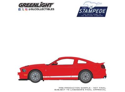 1:64 Greenlight - 2013 Ford Shelby Mustang GT-500 *The Mustang Stampede Series 2*, race red 1:64 Greenlight - 2013 Ford Shelby Mustang GT-500 *The Mustang Stampede Series 2*, race red