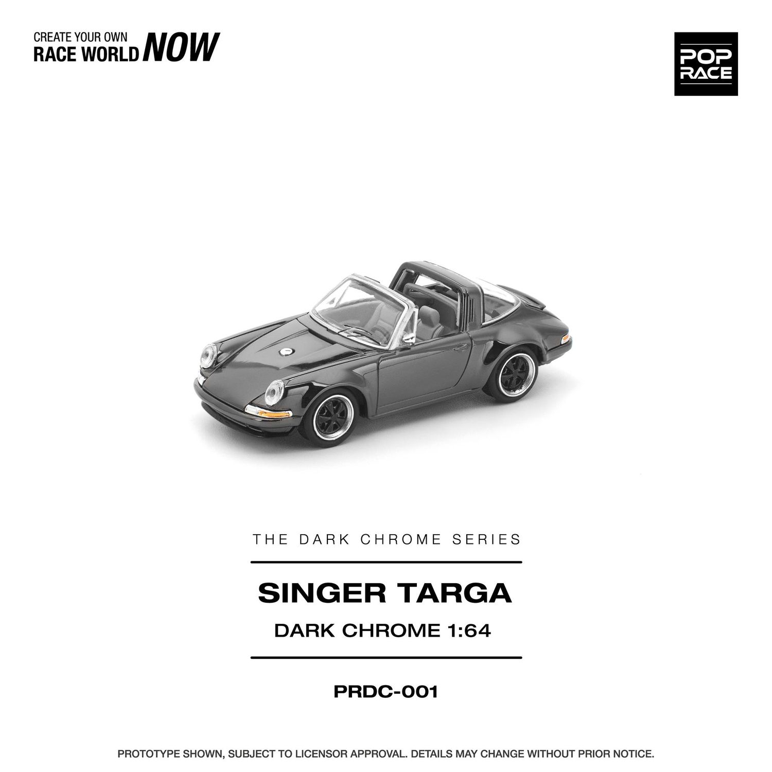 1:64 Pop Race Limited - Singer Targa *The Dark Chrome Series* 1:64 Pop Race Limited - Singer Targa *The Dark Chrome Series*