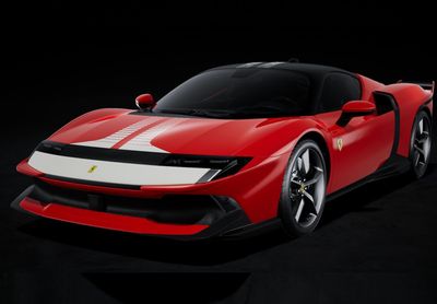 1:18 BBR - Ferrari 849 Testarossa Assetto Fiorano Rosso Fiammante with White livery