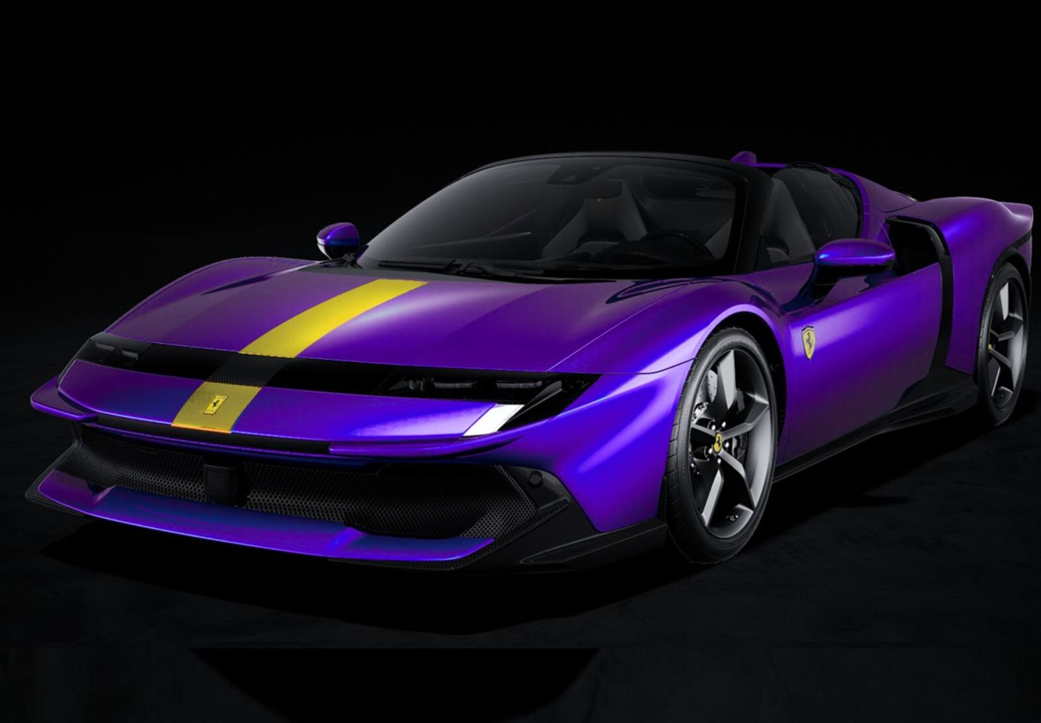 1:18 BBR - Ferrari 849 Testarossa Spider Viola Hong Kong with Yellow livery 1:18 BBR - Ferrari 849 Testarossa Spider Viola Hong Kong with Yellow livery