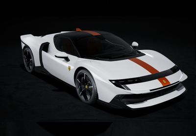 1:43 BBR - Ferrari 849 Testarossa Bianco Italia with Giallo Ambra stripe 1:43 BBR - Ferrari 849 Testarossa Bianco Italia with Giallo Ambra stripe