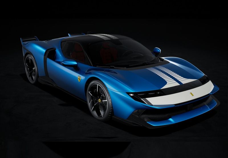 1:43 BBR - Ferrari 849 Testarossa Assetto Fiorano Blu Corsa with White livery 1:43 BBR - Ferrari 849 Testarossa Assetto Fiorano Blu Corsa with White livery