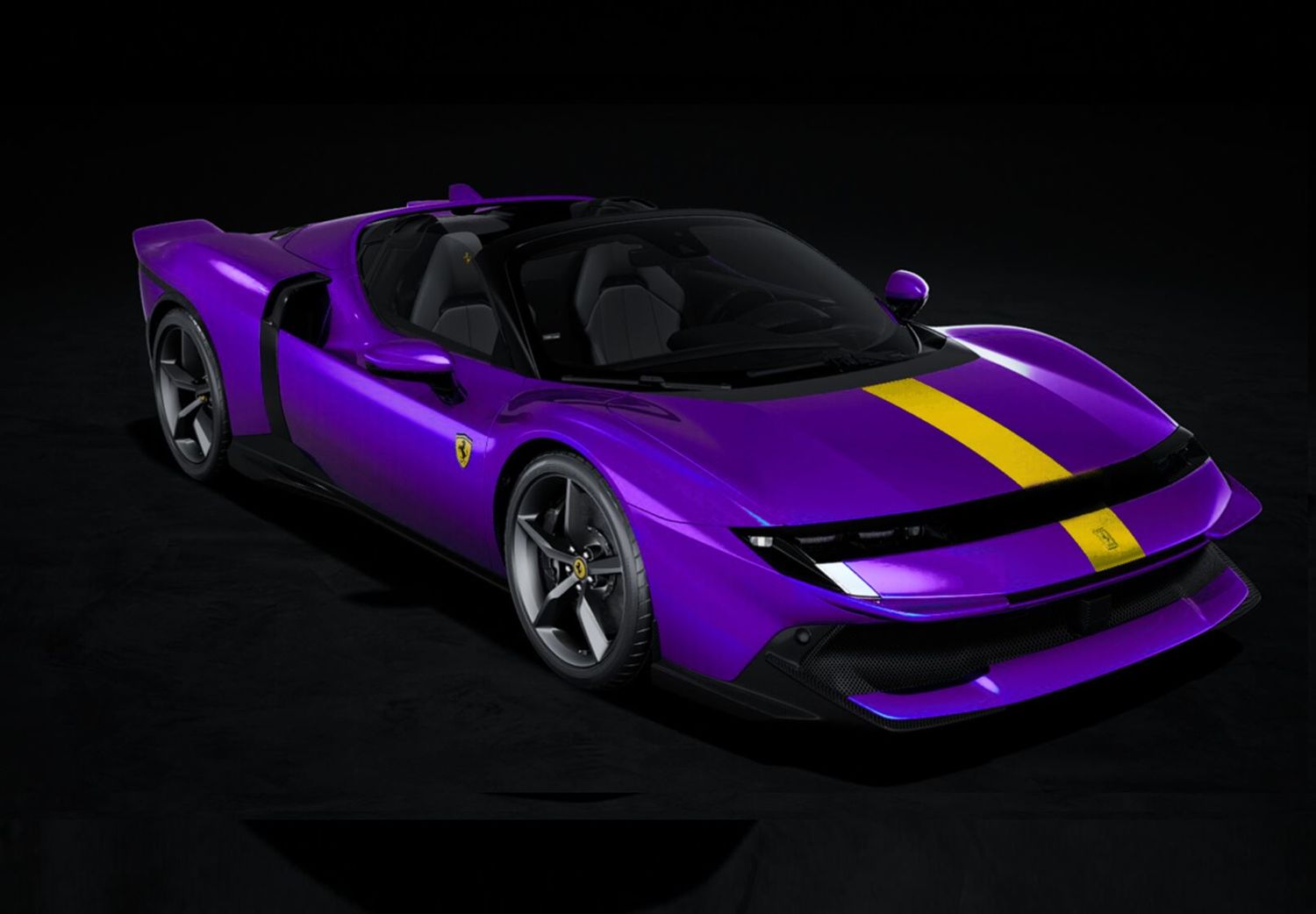 1:43 BBR - Ferrari 849 Testarossa Spider Viola Hong Kong with Yellow livery 1:43 BBR - Ferrari 849 Testarossa Spider Viola Hong Kong with Yellow livery