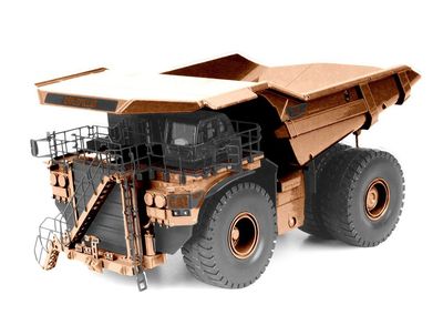 1:50 Diecast Masters - Caterpillar CAT770 Mining Truck Copper Metallic