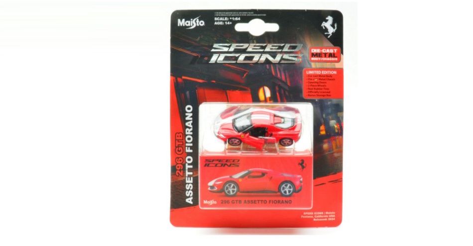 1:64 Maisto - Ferrari 296 GTB Assetto Fiorano Rot