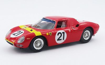 1:43 Best Model - Ferrari 250 LM #21 Winner Limburg Zolder GP 1964 L. Bianchi