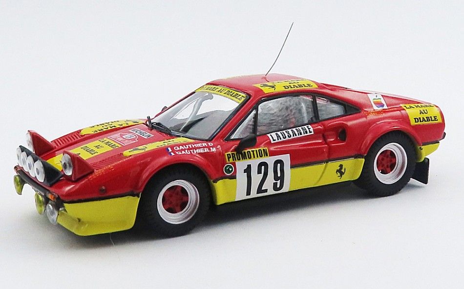 1:43 Best Model - Ferrari 308 GTB #129 Rally Montecarlo 1983 D. Gauthier - M. Gauthier 1:43 Best Model - Ferrari 308 GTB #129 Rally Montecarlo 1983 D. Gauthier - M. Gauthier