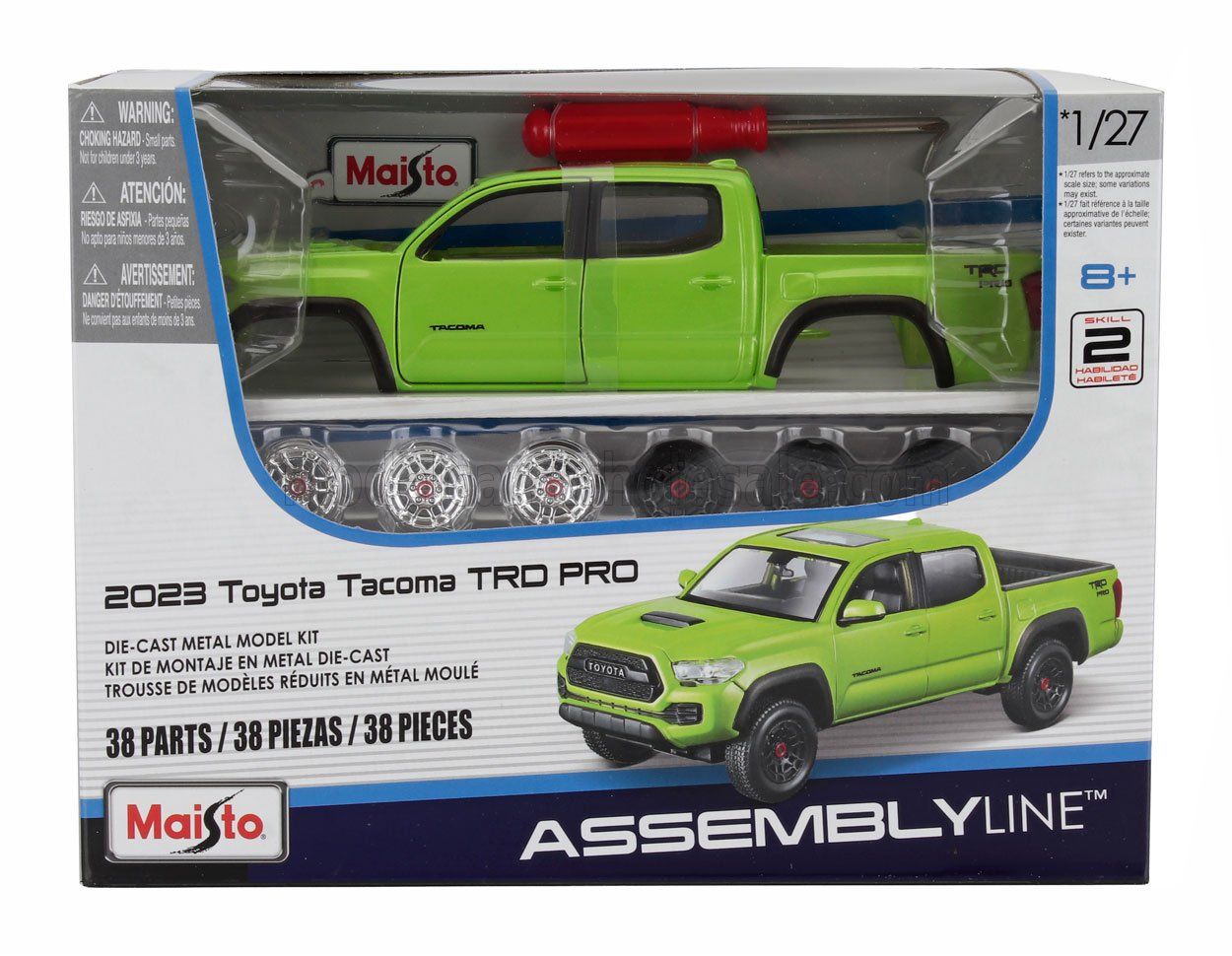 1:24 Maisto - 2021 Toyota Tacoma Pickup Green Kit 1:24 Maisto - 2021 Toyota Tacoma Pickup Green Kit