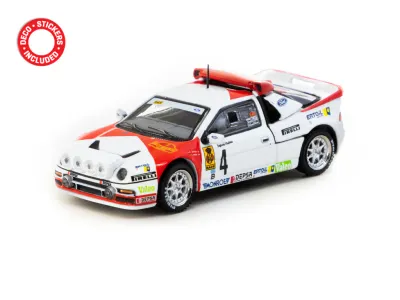 1:64 Tarmac - 1986 Ford RS200 #4 Antonio Zanini/Josep Autet Rallye Catalunya