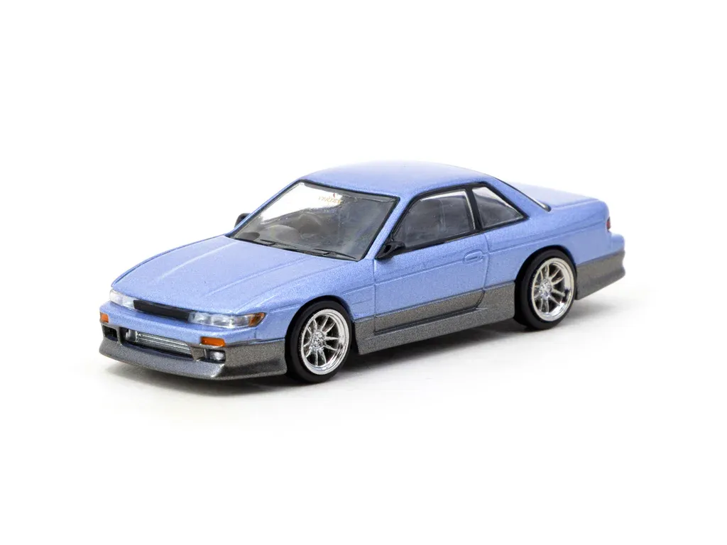 1:64 Tarmac - VERTEX Nissan Silvia (S13), blue/grey 1:64 Tarmac - VERTEX Nissan Silvia (S13), blue/grey