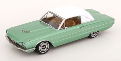 1:18 KK Scale - Ford Thunderbird Landau Coupe 1966 grünmetallic/weiß 1:18 KK Scale - Ford Thunderbird Landau Coupe 1966 grünmetallic/weiß