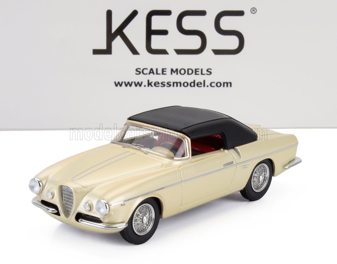 1:43 Kess Model - 1955 Alfa Romeo 1900C SS sn01959 Ghia Aigle Cabriolet Closed Gold Metallic