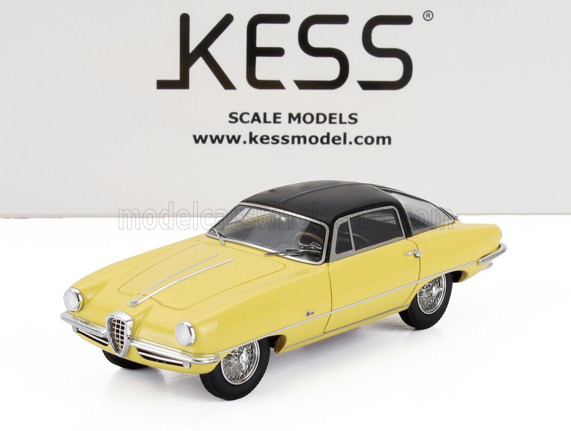 1:43 Kess Model - 1955 Alfa Romeo 1900C SS sn01846 Boano Yellow
