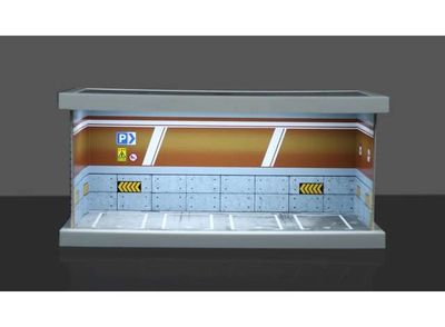 1:64 Black Box Diorama (MoreArt) - Diorama *Parking lot with light A* 1:64 Black Box Diorama (MoreArt) - Diorama *Parking lot with light A*