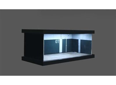 1:64 Black Box Diorama (MoreArt) - Diorama *B-0607 parking lot* 1:64 Black Box Diorama (MoreArt) - Diorama *B-0607 parking lot*