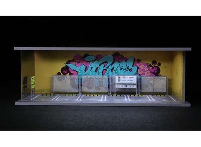 1:64 Black Box Diorama (MoreArt) - Diorama *Graffiti with light F* 1:64 Black Box Diorama (MoreArt) - Diorama *Graffiti with light F*