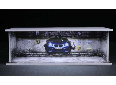 1:64 Black Box Diorama (MoreArt) - Diorama *Logo wall*