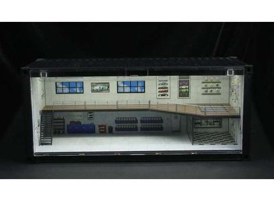 1:64 Black Box Diorama (MoreArt) - Diorama *Container workshop F*