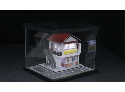 1:64 Black Box Diorama (MoreArt) - Diorama *07 streetscape with light*