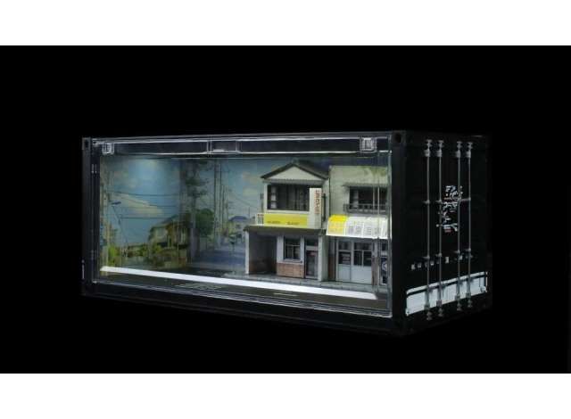 1:64 Black Box Diorama (MoreArt) - Diorama INITIAL D Container Scenario Version C