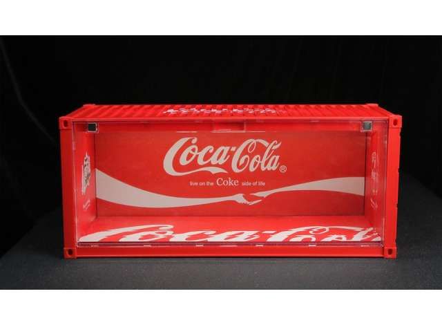1:64 Black Box Diorama (MoreArt) - Diorama *Container Coca-Cola*