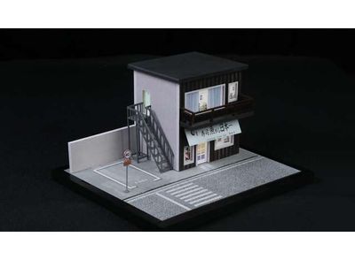 1:64 Black Box Diorama (MoreArt) - Diorama *06 streetscape with light*