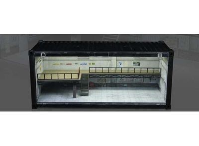 1:64 Black Box Diorama (MoreArt) - Diorama *Container workshop D* 1:64 Black Box Diorama (MoreArt) - Diorama *Container workshop D*