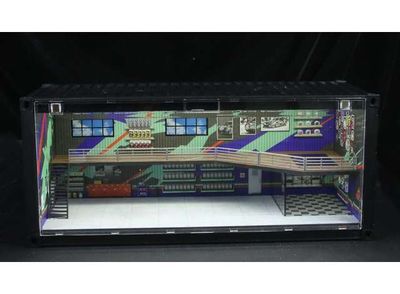 1:64 Black Box Diorama (MoreArt) - Diorama *Container Workshop H*