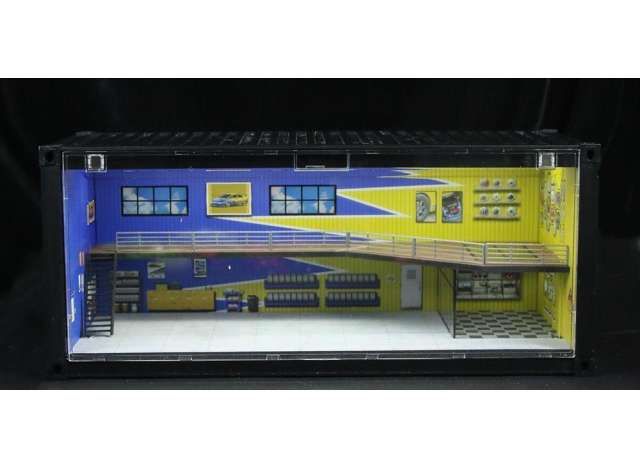 1:64 Black Box Diorama (MoreArt) - Diorama *Container Workshop J*