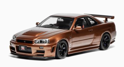1:18 Motorhelix - 1999 Nissan Skyline GT/R (R34) Copper Metallic