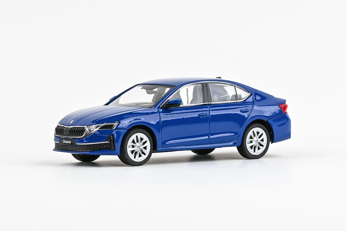 1:43 Abrex - 2024 Skoda Octavia IV FL, energie blue