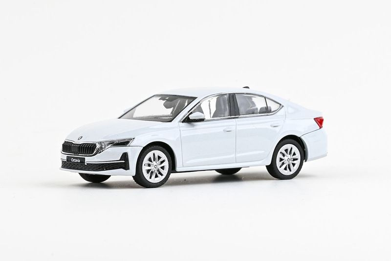 1:43 Abrex - 2024 Skoda Octavia IV FL, energie blue