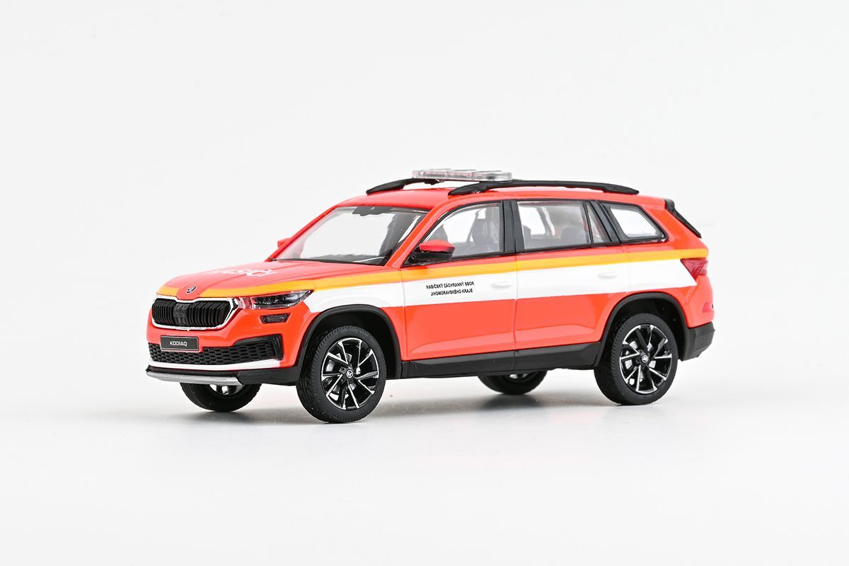 1:43 Abrex - 2021 Skoda Kodiaq FL Fire Brigade Of South Moravian Region