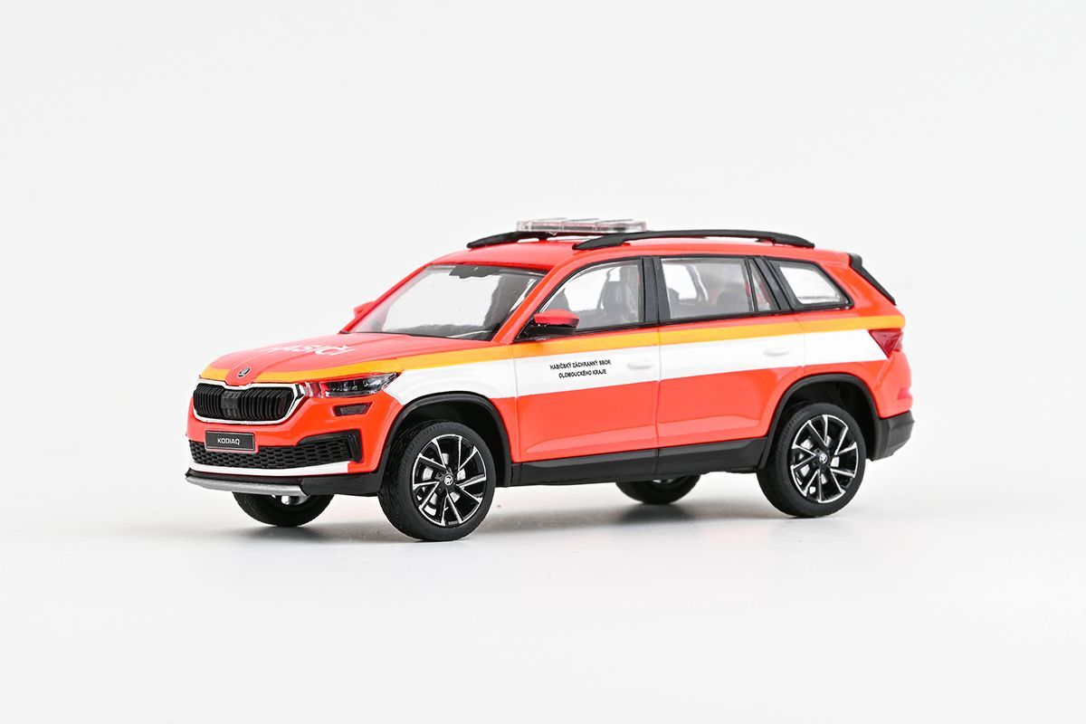 1:43 Abrex - 2021 Skoda Kodiaq FL Fire Brigade Of Olomouc Region