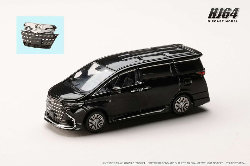 1:64 Hobby Japan - Toyota ALPHARD Z (H40W)/Genuine options, black 1:64 Hobby Japan - Toyota ALPHARD Z (H40W)/Genuine options, black