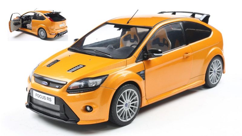 1:18 Solido - 2009 Ford Focus RS MK2 RS Plus Electric Orange Metallic