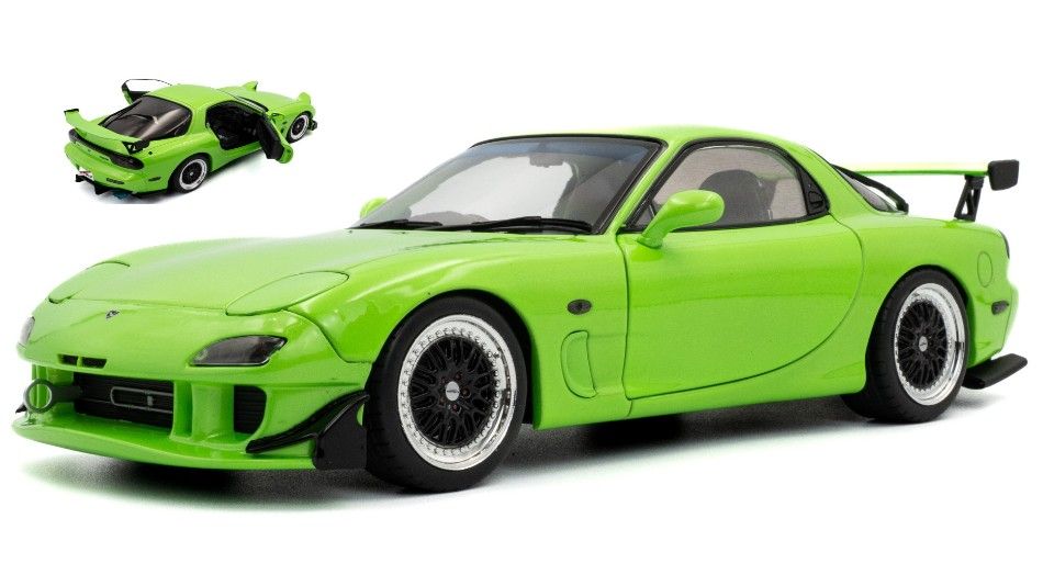 1:18 Solido - 1999 Mazda RX7 FD3RS Solido works Neon Green