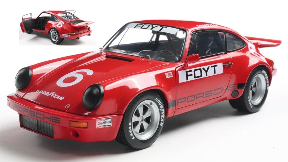 1:18 Solido - Porsche 911 IROC #6 Foyt IROC Daytona 1974