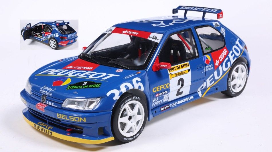 1:18 Solido - Peugeot 306 Maxi #2 Rally De Aviles 1997 Ascona - Billmaier 1:18 Solido - Peugeot 306 Maxi #2 Rally De Aviles 1997 Ascona - Billmaier