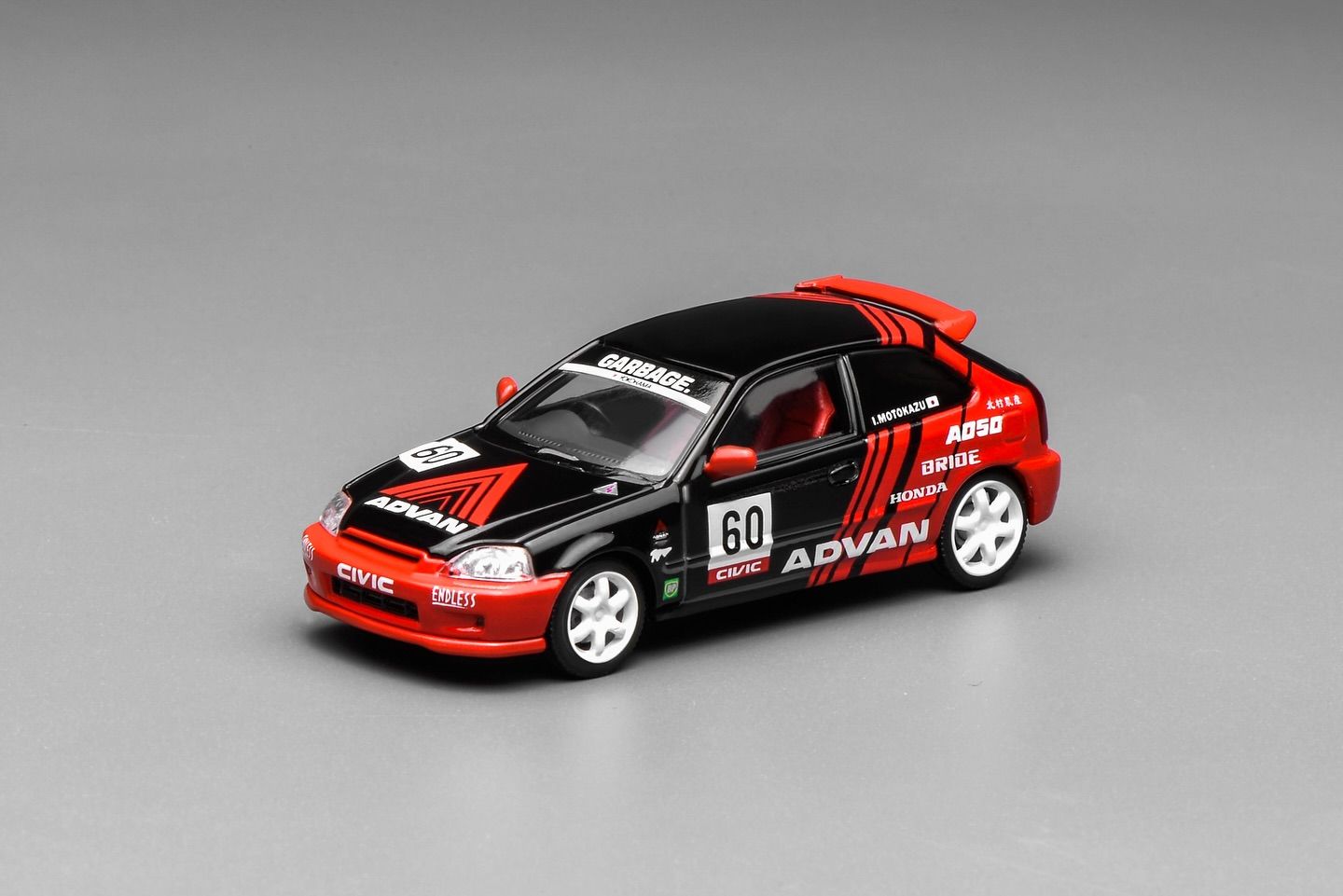 1:64 Motorhelix - 1999 Honda Civic EK9 Type R Advan #60