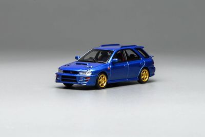 1:64 Motorhelix - 2001 Subaru Impreza WRX SW Blue Metallic 1:64 Motorhelix - 2001 Subaru Impreza WRX SW Blue Metallic