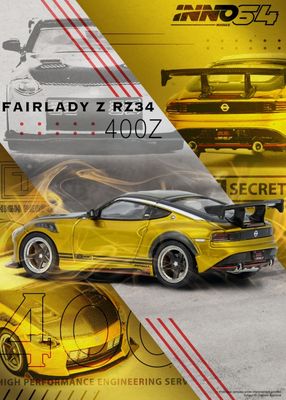 1:64 Inno64 - Top Secret Fairlady Z (RZ34), gold