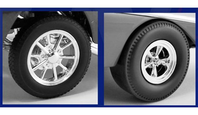 1:18 ACME - Drag Wheel & Tire Set