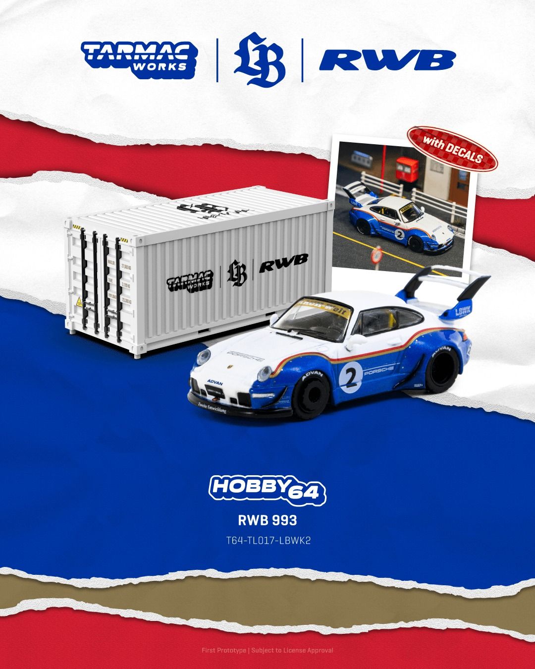 1:64 Tarmac - RWB 993 #2 Liberty Walk