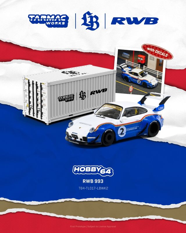 1:64 Tarmac - RWB 993 #2 Liberty Walk 1:64 Tarmac - RWB 993 #2 Liberty Walk